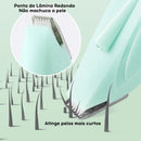 Aparador Elétrico de Pelos para Pets – Silencioso com LED