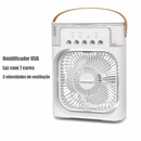 FreshAir 3 em 1 — Ventilador Umidificador Portátil com Luz Noturna LED