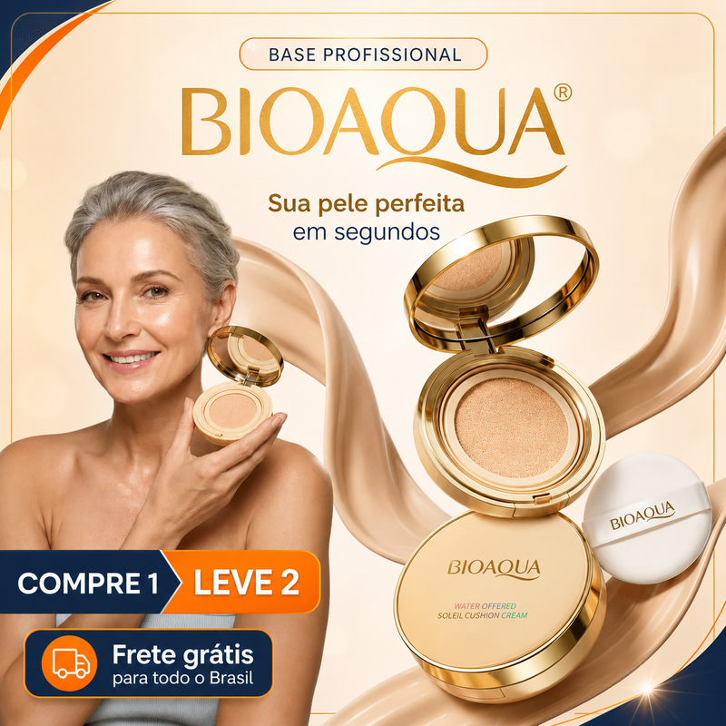 Base Profissional BioAqua Efeito Pele Lisa – Compre 1 Leve 2