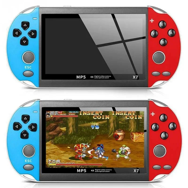 PocketPlay X7 Plus — Videogame Portátil Retrô com Tela 5.1