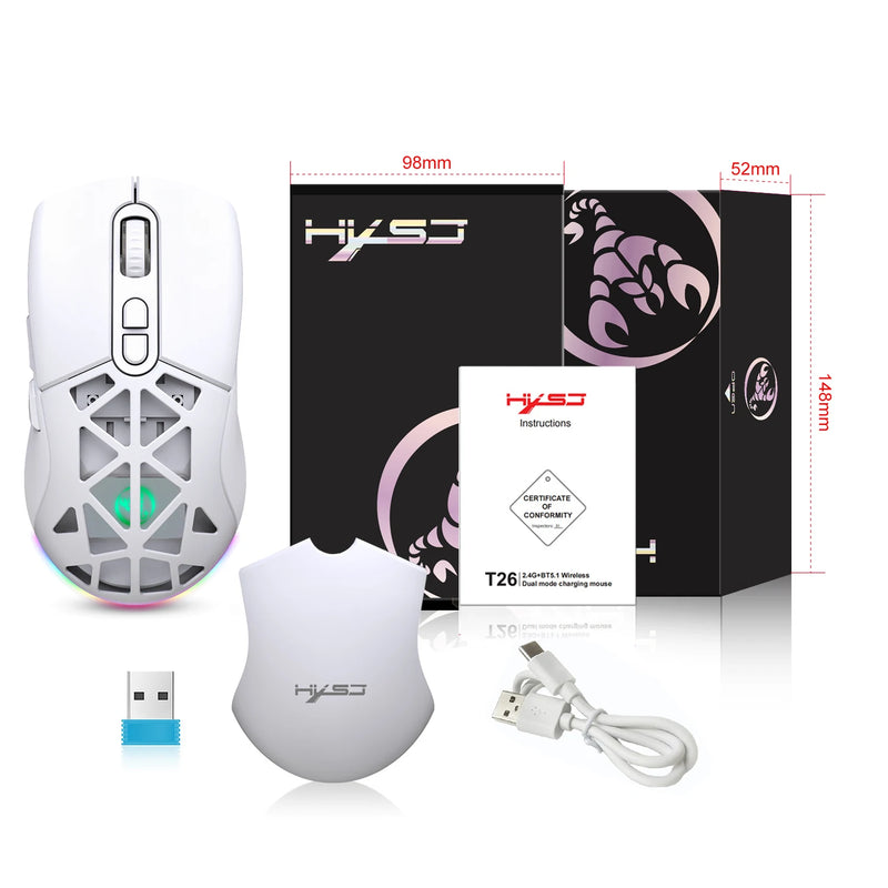 ProClick Gamer o — Mouse Gamer Sem Fio com 4800DPI Ajustável
